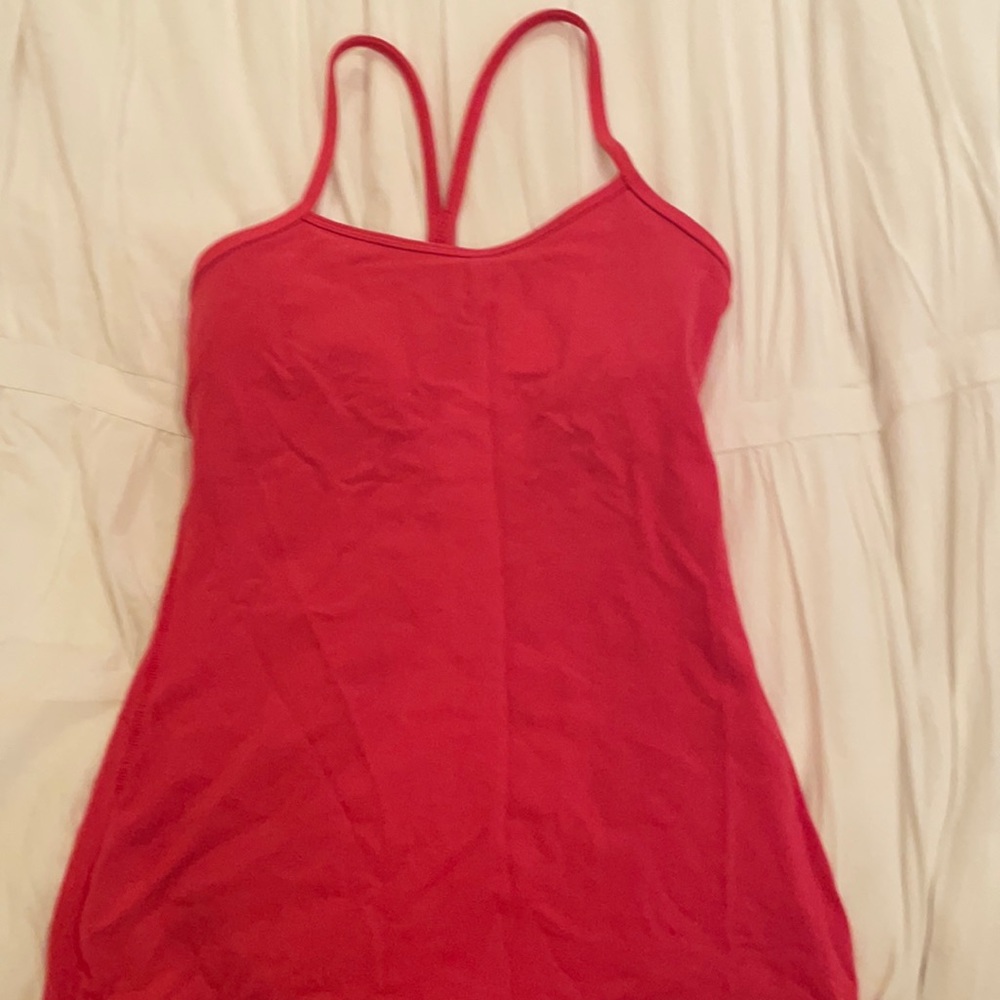 Lululumon pink Racerback tank